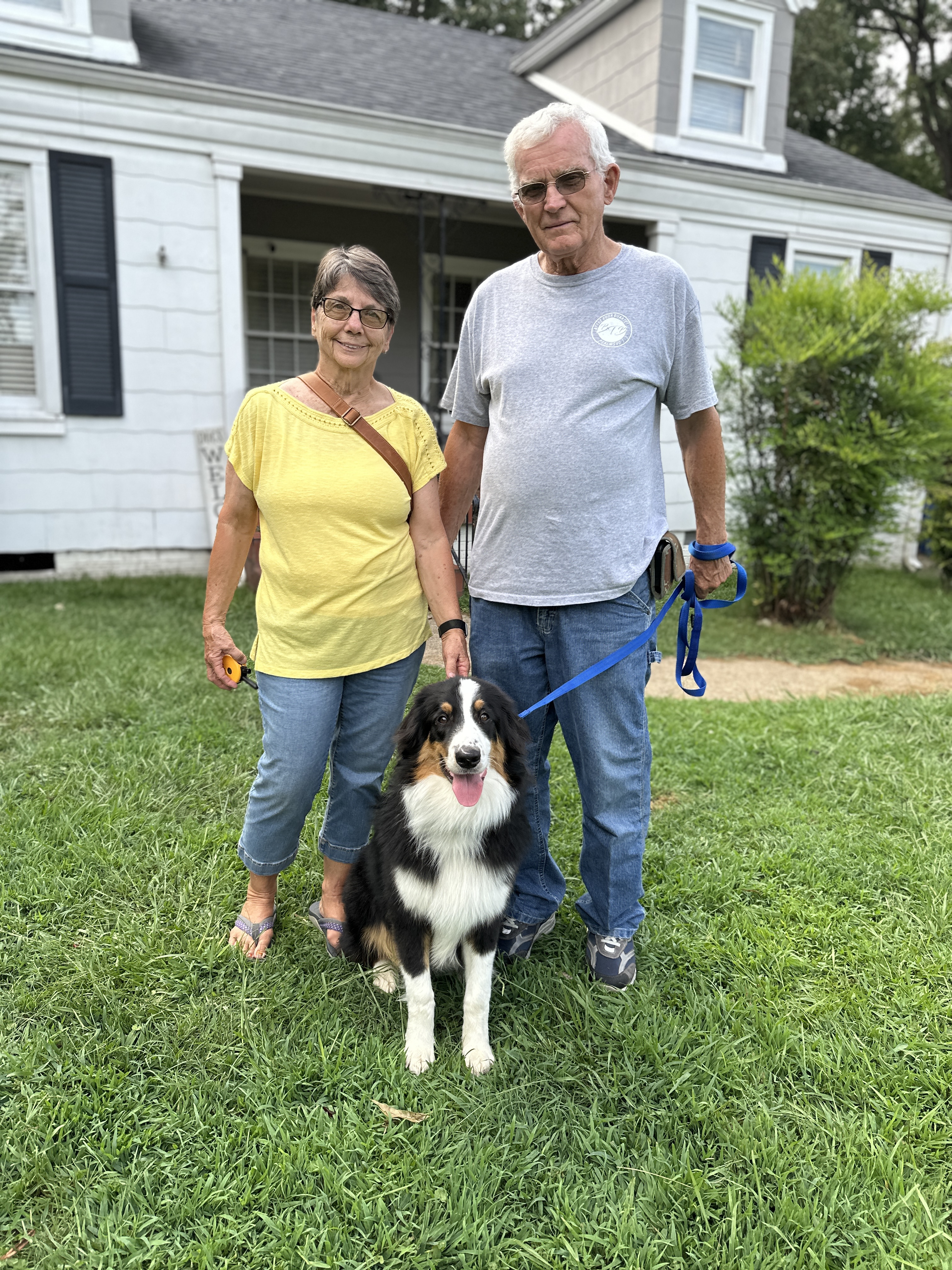 Owners with their Aussie graduate